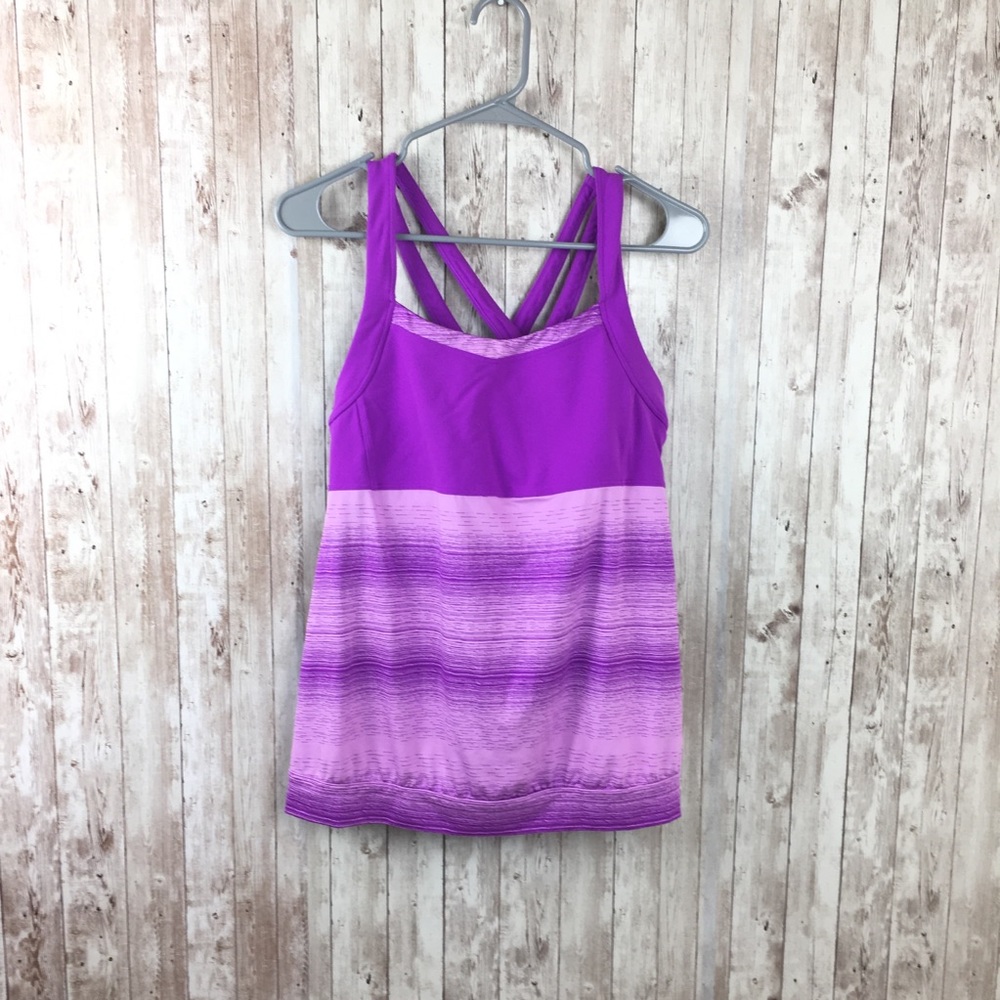 Athleta Purple Stride Crunch & Punch Workout Tank - Picture 1 of 7